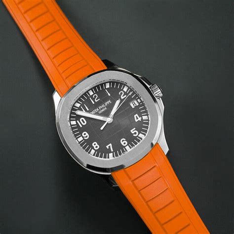 patek philippe 7121|5167a with orange strap.